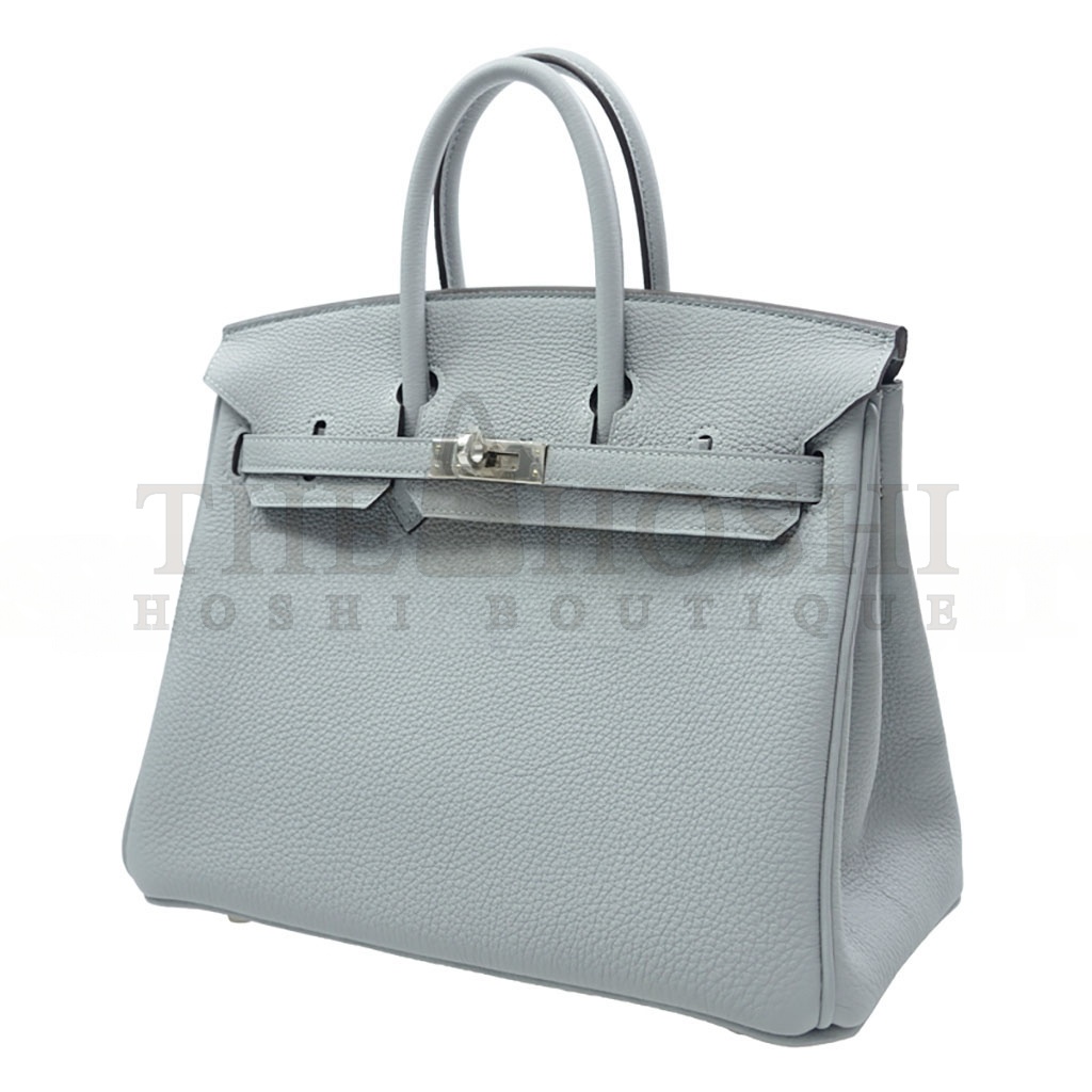 H**me5 BIRKIN 30 TOGO LEATHER PEARL GREY SILVER BUCKLE BAG H028369CK08 (30*23*15cm) Master Quality